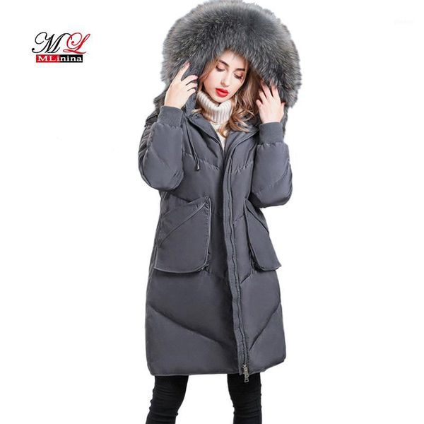 mlinina 2018 new winter down jacket women big fur white duck down parka female warm winter coat women jacket hooded snow outwear1, Black
mlinina 2018 new winter down jacket women big fur white duck down parka female warm winter coat women jacket hooded snow outwear1, Black