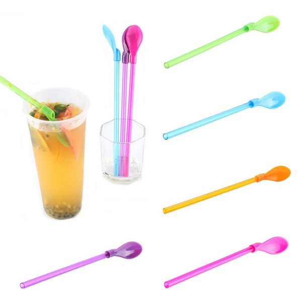 drinking straws creative straw spoon dual-use plastic integrated reusable utensils portable convenient kitchen supplies
drinking straws creative straw spoon dual-use plastic integrated reusable utensils portable convenient kitchen supplies