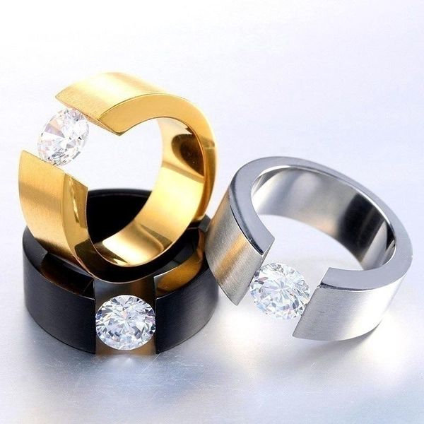 wedding rings thick 8mm bling crystal for men black golden silver color stainless steel ring lovers jewelry engagement gift, Slivery;golden
wedding rings thick 8mm bling crystal for men black golden silver color stainless steel ring lovers jewelry engagement gift, Slivery;golden