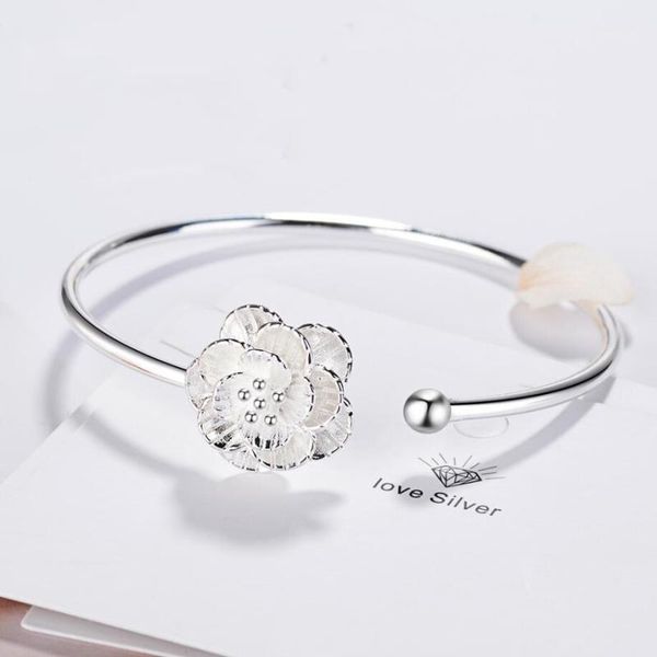 link, chain flower korean sweet cherry blossom open 925 sterling silver temperament female literary trendy resizable bracelets sbr0941, Black
link, chain flower korean sweet cherry blossom open 925 sterling silver temperament female literary trendy resizable bracelets sbr0941, Black