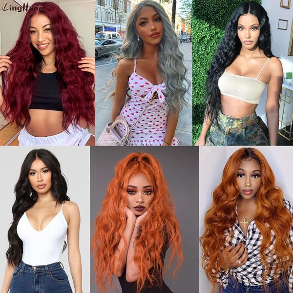 long wavy wigs blue and red wave synthetic wig for women natural middle part heat resistant hairfactory direct, Black
long wavy wigs blue and red wave synthetic wig for women natural middle part heat resistant hairfactory direct, Black