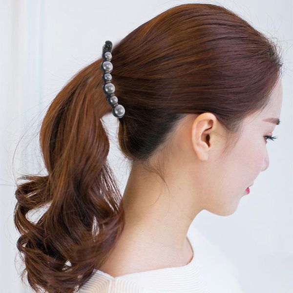 hair clips 2pcs elegant pearl decor banana shape clip vertical ponytail twist (black, amber)
hair clips 2pcs elegant pearl decor banana shape clip vertical ponytail twist (black, amber)