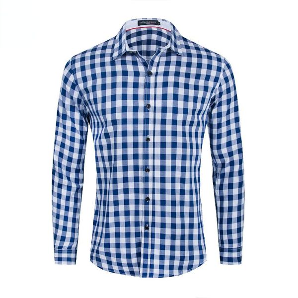 men's casual shirts spring summer long sleeve plaid social dress shirt cardigan slim fit button business men office daily, White;black
men's casual shirts spring summer long sleeve plaid social dress shirt cardigan slim fit button business men office daily, White;black