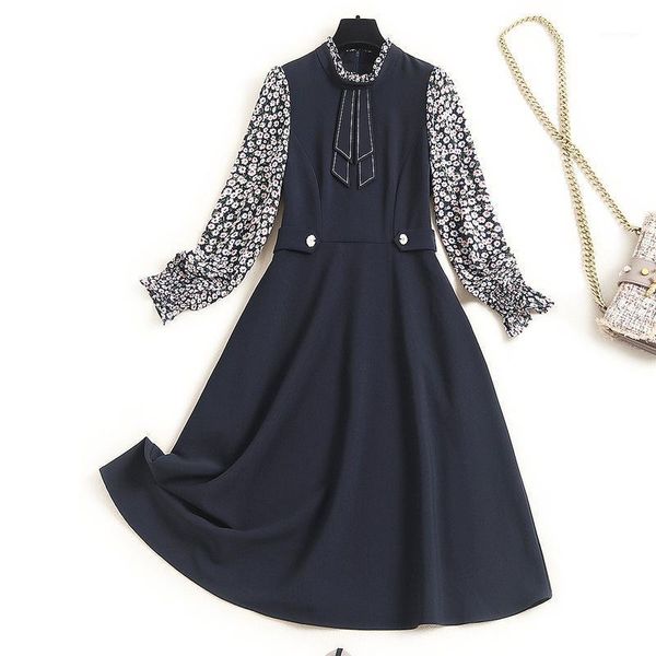 casual dresses women's panel floral maxi dress autumn arrivals stand collar cuff long sleeve 15316 vestido, Black;gray
casual dresses women's panel floral maxi dress autumn arrivals stand collar cuff long sleeve 15316 vestido, Black;gray