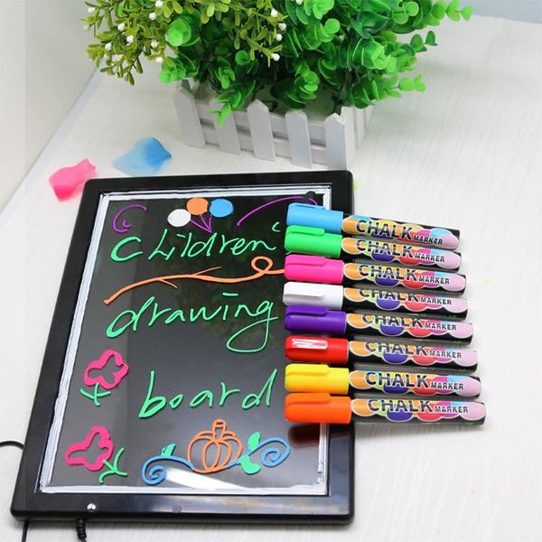 highlighters 12-color erasable environmentally friendly liquid chalk, graffiti marker pen, water-based highlighter pen, Black;red
highlighters 12-color erasable environmentally friendly liquid chalk, graffiti marker pen, water-based highlighter pen, Black;red