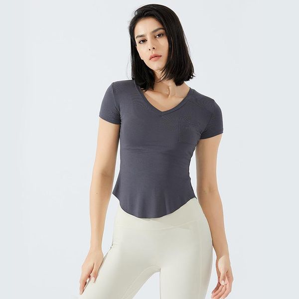 yoga outfits ua_rock summer pocket v-neck slim sports t-shirt women's stretch quick dry viscose fabric running short-sleeve fitness top, White;red
yoga outfits ua_rock summer pocket v-neck slim sports t-shirt women's stretch quick dry viscose fabric running short-sleeve fitness top, White;red