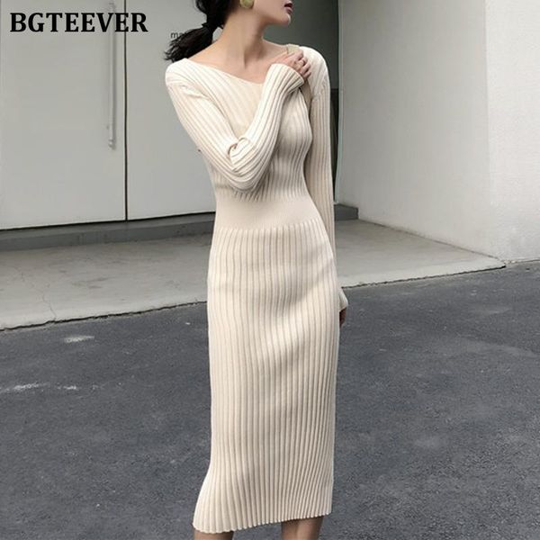 casual dresses bgteever autumn winter slim v-neck women knitted midi dress long sleeve ladies skinny bodycon elegant vestidos femme, Black;gray
casual dresses bgteever autumn winter slim v-neck women knitted midi dress long sleeve ladies skinny bodycon elegant vestidos femme, Black;gray