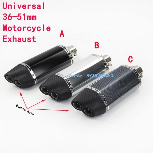 motorcycle exhaust system carbon fiber color universal 36-51mm kajimaoyi muffler pipe escape moto double hole for ninjaz250 atv
motorcycle exhaust system carbon fiber color universal 36-51mm kajimaoyi muffler pipe escape moto double hole for ninjaz250 atv