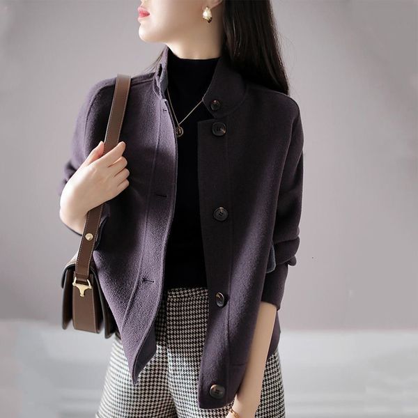 women's wool & blends autumn fashion women's wool coat turn down collar unique breatsed purple jacktes elegant office thin outwear, Black
women's wool & blends autumn fashion women's wool coat turn down collar unique breatsed purple jacktes elegant office thin outwear, Black