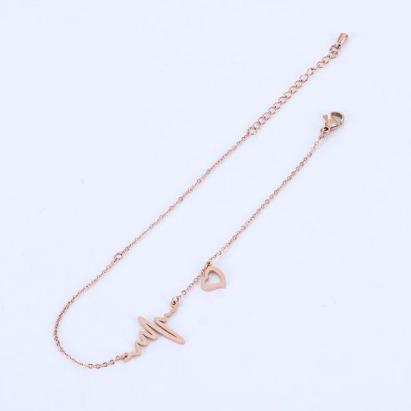 anklets rose gold color heartbeat graphics ankle bracelet leg chain, chic stainless steel for women tobilleras foot jewelry gift, Red;blue
anklets rose gold color heartbeat graphics ankle bracelet leg chain, chic stainless steel for women tobilleras foot jewelry gift, Red;blue