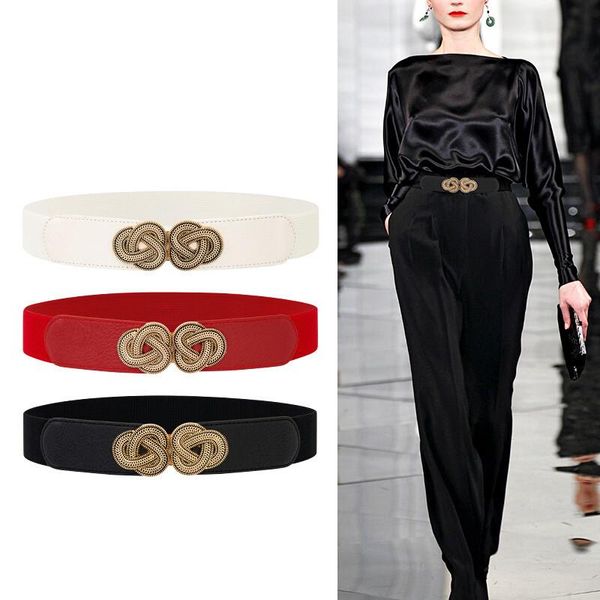 belts stretch corset belt for women dresses elastic metal vintage buckle waistbands cinch wide clasp dress party girl, Black;brown
belts stretch corset belt for women dresses elastic metal vintage buckle waistbands cinch wide clasp dress party girl, Black;brown