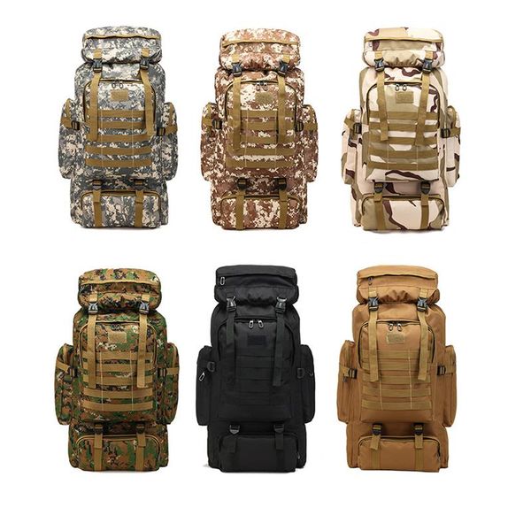outdoor bags 80l waterproof camo tactical backpack military army hiking camping travel rucksack sports climbing bag
outdoor bags 80l waterproof camo tactical backpack military army hiking camping travel rucksack sports climbing bag