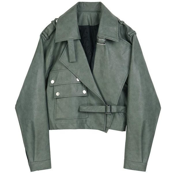 women's jackets motorcycle pu leather women short jacket 2021 auutmn fashion bf wind handsome small, Black;brown
women's jackets motorcycle pu leather women short jacket 2021 auutmn fashion bf wind handsome small, Black;brown