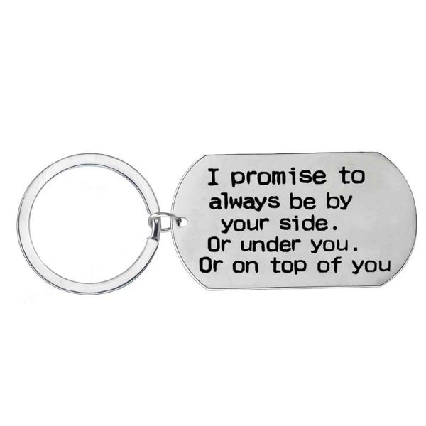 keychains 12 pc/lot i promise to always be by your side stainless steel key chain ring lovers girlfriend boyfriend friend gift, Silver
keychains 12 pc/lot i promise to always be by your side stainless steel key chain ring lovers girlfriend boyfriend friend gift, Silver
