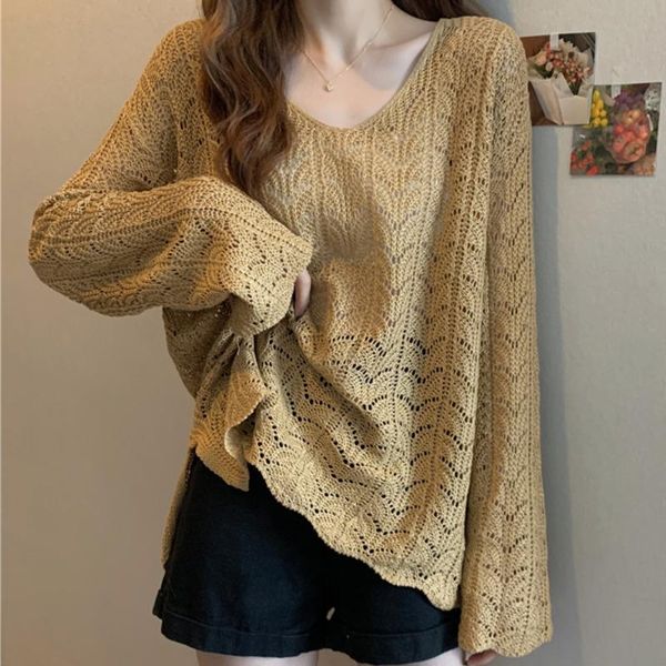 women's sweaters women solid sweater hollow out knitted pullover v neck casual female long sleeve loose jumpers office lady autumn, White;black
women's sweaters women solid sweater hollow out knitted pullover v neck casual female long sleeve loose jumpers office lady autumn, White;black