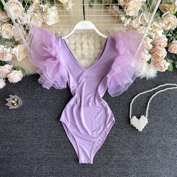 female summer knitted bodysuit sleeveless elegant collar bodysuits thin dance coveralls y649 8ezw, White;black
female summer knitted bodysuit sleeveless elegant collar bodysuits thin dance coveralls y649 8ezw, White;black