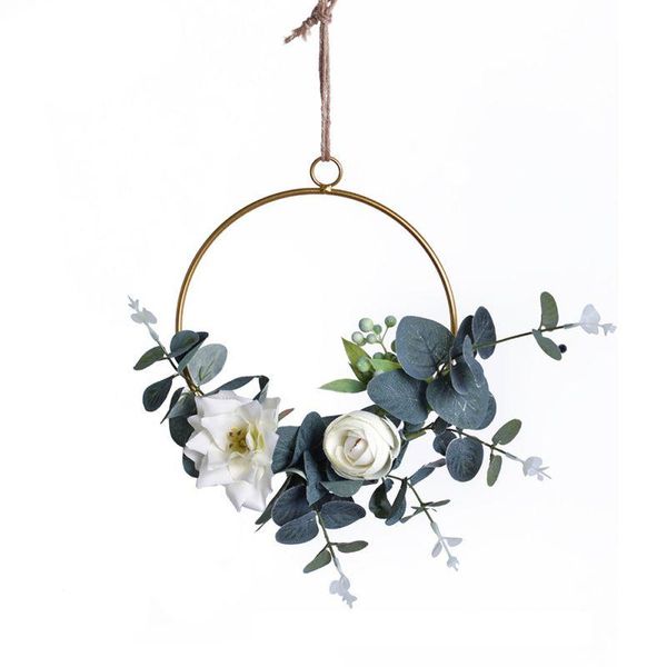 eucalyptus wall hanging wreath decoration artificial rose flower wood hoop wreath for wedding backdrop floral #1
eucalyptus wall hanging wreath decoration artificial rose flower wood hoop wreath for wedding backdrop floral #1