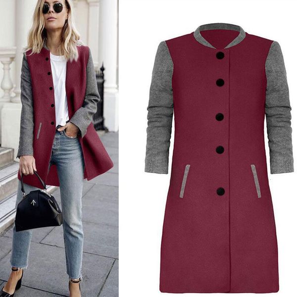 autumn winter coat women 2020 casual vintage long sleeve slim patchwork jackets female elegant warm long outwear casaco feminino c2fc, Black
autumn winter coat women 2020 casual vintage long sleeve slim patchwork jackets female elegant warm long outwear casaco feminino c2fc, Black