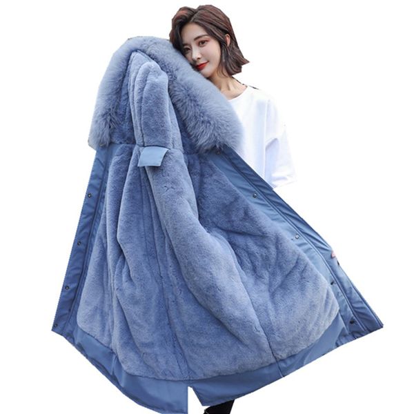 Winter Female Section Slimjacket New Thick Cotton Size Big Fur Hoodie Coats Parka Warm Coat 4myl, Black
Winter Female Section Slimjacket New Thick Cotton Size Big Fur Hoodie Coats Parka Warm Coat 4myl, Black