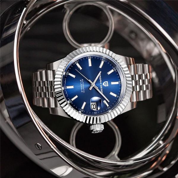 wristwatches pagani design 2021 men watch automatic mechanical jubilee bracelet stainless steel fashion wrist for, Slivery;brown
wristwatches pagani design 2021 men watch automatic mechanical jubilee bracelet stainless steel fashion wrist for, Slivery;brown