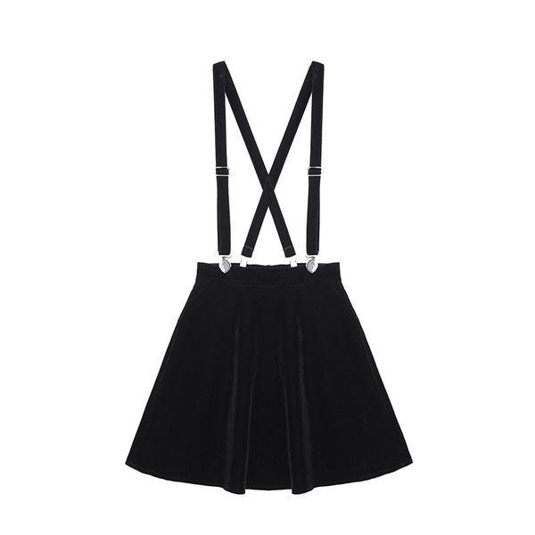 women's skirt harajuku velvet punk love clip strap skirt for female ladies mini skirts black
women's skirt harajuku velvet punk love clip strap skirt for female ladies mini skirts black