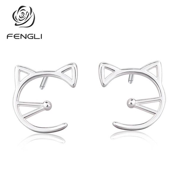stud fengli cute kitty earrings for women small fashion romantic children classic jewelry wholesale, Golden;silver
stud fengli cute kitty earrings for women small fashion romantic children classic jewelry wholesale, Golden;silver