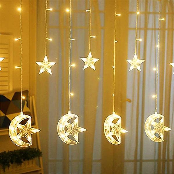 strings ins 220v moon star led fairy light christmas string lights holiday curtain lamp garland for window wedding decoration
strings ins 220v moon star led fairy light christmas string lights holiday curtain lamp garland for window wedding decoration