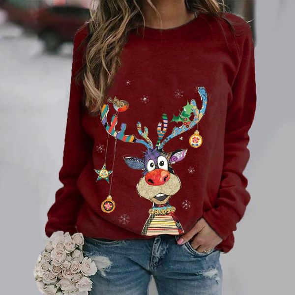 women's sweaters sweatshirts chirstmas print long-sleeved sweatshirt ladies pullovers warm jacket casual blouse hoodies autumn winter, White;black
women's sweaters sweatshirts chirstmas print long-sleeved sweatshirt ladies pullovers warm jacket casual blouse hoodies autumn winter, White;black