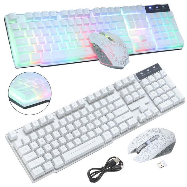 2.4ghz wireless ergonomic gaming keyboard mouse set led luminous adjustable 2400dpi mice keypad kit
2.4ghz wireless ergonomic gaming keyboard mouse set led luminous adjustable 2400dpi mice keypad kit