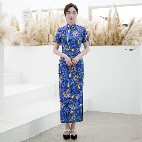 women elegant short sleeve prined satin handmade button orientale banquet qipao chinese mandarin collar cheongsam oversize 4xl, Red
women elegant short sleeve prined satin handmade button orientale banquet qipao chinese mandarin collar cheongsam oversize 4xl, Red