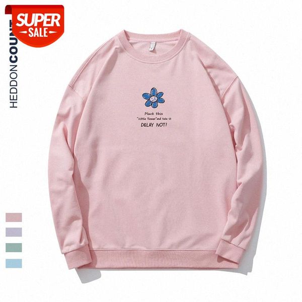 men's autumn little daisy sweater round neck loose couple long sleeve #jr9a, Black
men's autumn little daisy sweater round neck loose couple long sleeve #jr9a, Black