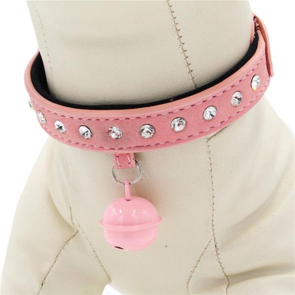 dropshipping exquisite diamond adjustable rhinestone buckle with bell dog puppy pet collars
dropshipping exquisite diamond adjustable rhinestone buckle with bell dog puppy pet collars