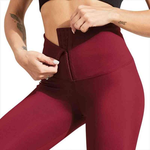 women high waist double breasted fitness leggings abdomen shaping melon booty hip lifting slim legging sportswear, Black
women high waist double breasted fitness leggings abdomen shaping melon booty hip lifting slim legging sportswear, Black