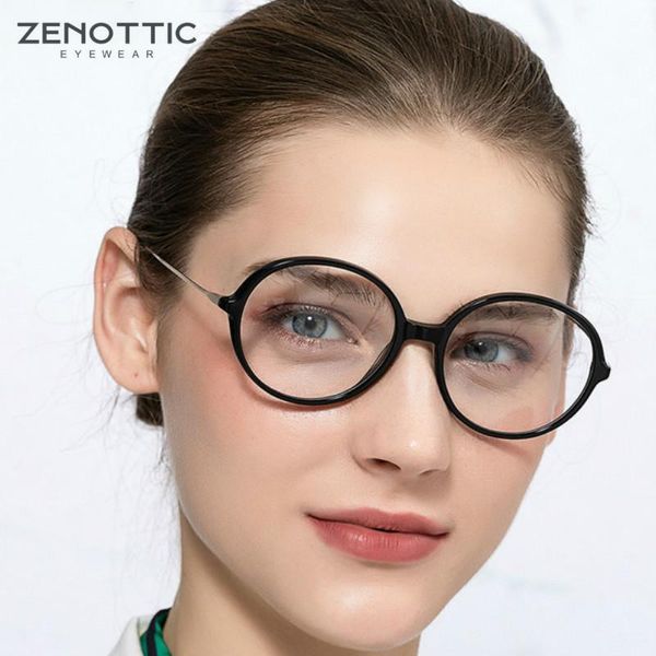 zenottic anti blue light computer glasses women brand designer acetate oversize round blue light blocking optical myopia eyewear, White;black
zenottic anti blue light computer glasses women brand designer acetate oversize round blue light blocking optical myopia eyewear, White;black