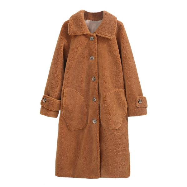 women's wool & blends winter woman coats 2021 fashion autumn and loose medium long windbreaker lamb coat drop shopping manteau femme hi, Black
women's wool & blends winter woman coats 2021 fashion autumn and loose medium long windbreaker lamb coat drop shopping manteau femme hi, Black