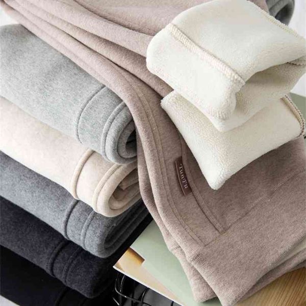 winter thicken plush leggings women pure cotton skinny pants female high waist outer wear warm lamb wool elastic trousers 210925, Black
winter thicken plush leggings women pure cotton skinny pants female high waist outer wear warm lamb wool elastic trousers 210925, Black