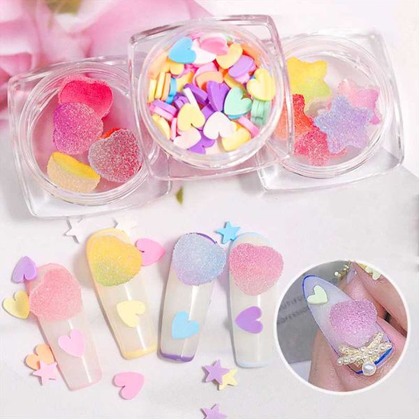 nail art decorations 3d sugar candy heart/star gradient colorful soft fudge designs sweet diy accessories for manicure, Silver;gold
nail art decorations 3d sugar candy heart/star gradient colorful soft fudge designs sweet diy accessories for manicure, Silver;gold