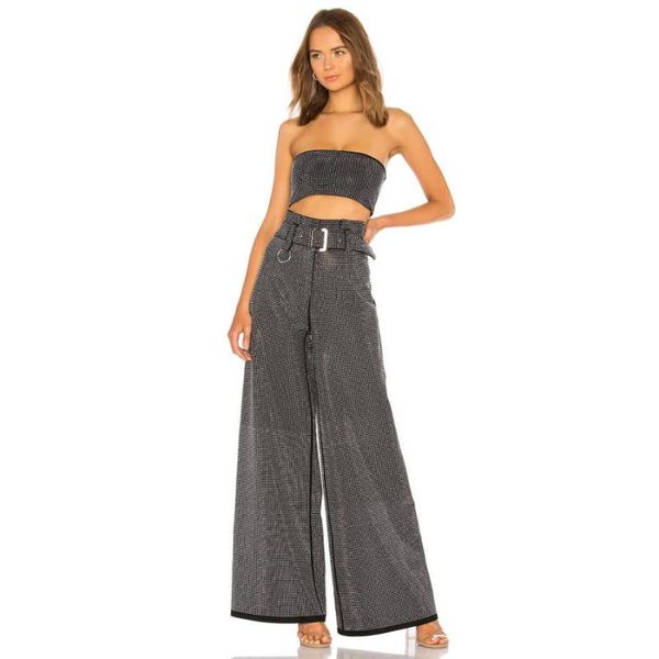 women's pants & capris women 2021 runway chic cropped crystal-embellished blingin' rhinestone sparkle sequined wide leg trousers p, Black;white
women's pants & capris women 2021 runway chic cropped crystal-embellished blingin' rhinestone sparkle sequined wide leg trousers p, Black;white