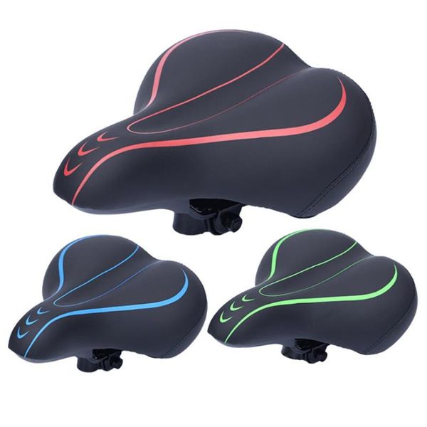 bike saddles comfortable bicycle saddle with inflatable model blue/green/red silicone seat cushion black steel bow accessories
bike saddles comfortable bicycle saddle with inflatable model blue/green/red silicone seat cushion black steel bow accessories