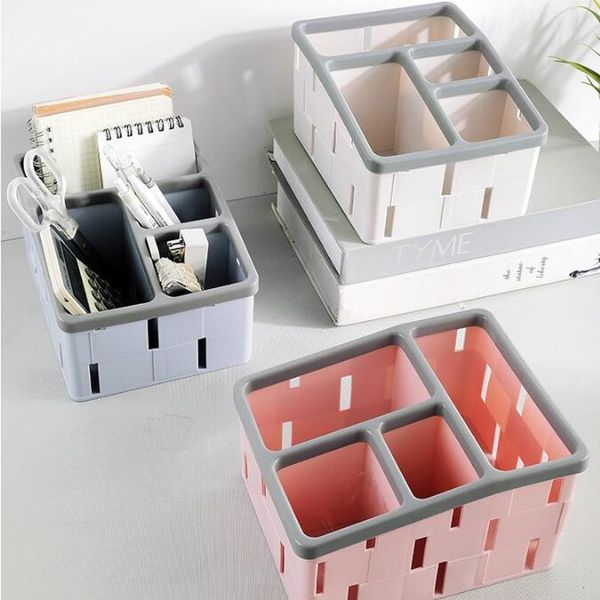 1 pc office organizer deskstand hollow man plastic remote control pen holder container makeup brush storage
1 pc office organizer deskstand hollow man plastic remote control pen holder container makeup brush storage