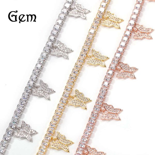 fashionable new zircon butterfly anklet popular girl butterfly element shining anklet, Silver
fashionable new zircon butterfly anklet popular girl butterfly element shining anklet, Silver
