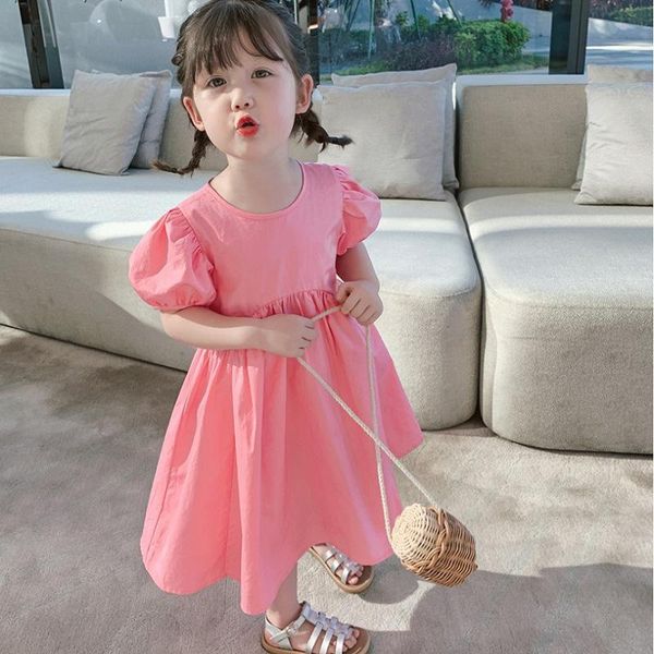 girl's dresses fashion summer girl princess party dress o-neck puff sleeve solid sweet children casual toddler baby clothing, Red;yellow
girl's dresses fashion summer girl princess party dress o-neck puff sleeve solid sweet children casual toddler baby clothing, Red;yellow