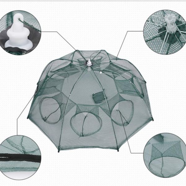 strengthened 4-8 holes automatic fishing net shrimp cage nylon foldable fish trap cast net cast fold crab trap fishing network
strengthened 4-8 holes automatic fishing net shrimp cage nylon foldable fish trap cast net cast fold crab trap fishing network