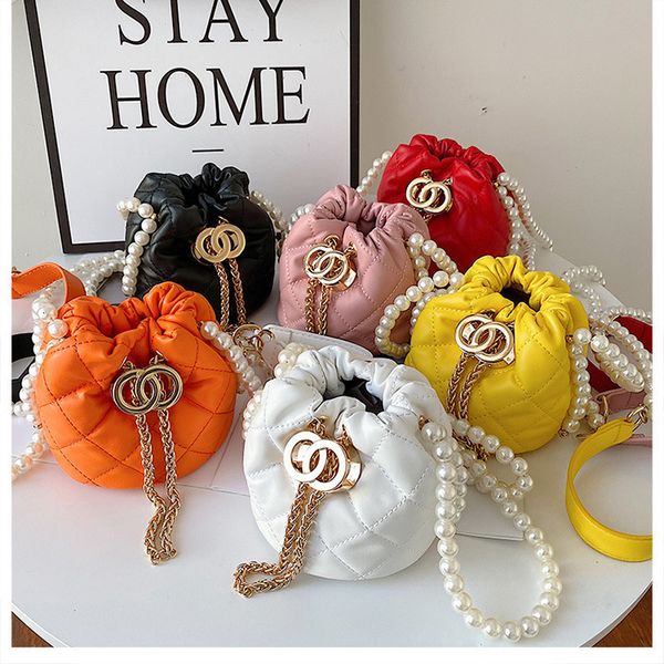 handbag pu small fragrance pearl lipstick 2021 korean fashion lingge ins net red chain cross bucket bag
handbag pu small fragrance pearl lipstick 2021 korean fashion lingge ins net red chain cross bucket bag