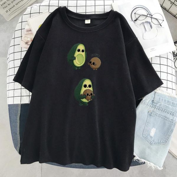 women's t-shirt casual loose t shirt summer t-shirts oversized breathable women cute creativity avocado printed womens, White
women's t-shirt casual loose t shirt summer t-shirts oversized breathable women cute creativity avocado printed womens, White