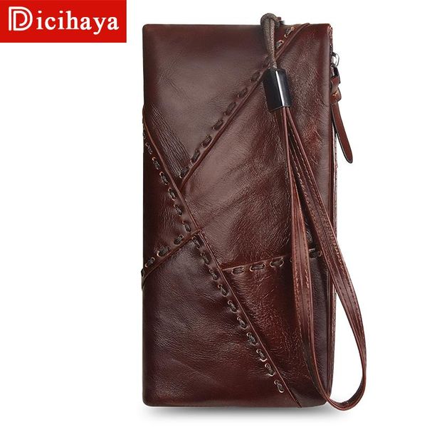 wallets dicihaya women genuine leather long style card holder purse quality zipper large capacity wallet for men, Red;black
wallets dicihaya women genuine leather long style card holder purse quality zipper large capacity wallet for men, Red;black