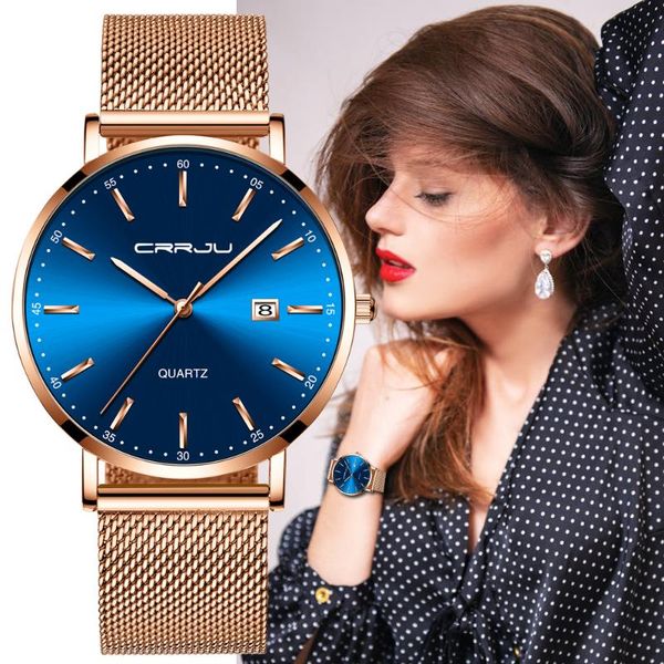 wristwatches crrju women watches ladies mesh belt ultra-thin watch stainless steel waterproof clock quartz, Slivery;brown
wristwatches crrju women watches ladies mesh belt ultra-thin watch stainless steel waterproof clock quartz, Slivery;brown