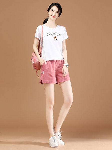 women's shorts han chao attacks the daisy white female summer loose straight wide-legged pants thin tall waist leisure trousers, White;black
women's shorts han chao attacks the daisy white female summer loose straight wide-legged pants thin tall waist leisure trousers, White;black