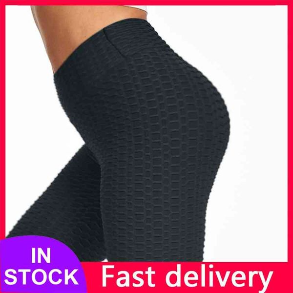 4 high waist women legging push up leggin scrunched booty cellulite workout running butt lift pants gym, Black
4 high waist women legging push up leggin scrunched booty cellulite workout running butt lift pants gym, Black
