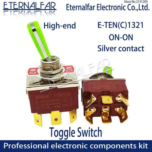 smart home control 12mm e-ten1321 high-end quality silver contact dpdt 16a 250v ac on-on 6pin handle reset rocker toggle slide switch waterp
smart home control 12mm e-ten1321 high-end quality silver contact dpdt 16a 250v ac on-on 6pin handle reset rocker toggle slide switch waterp